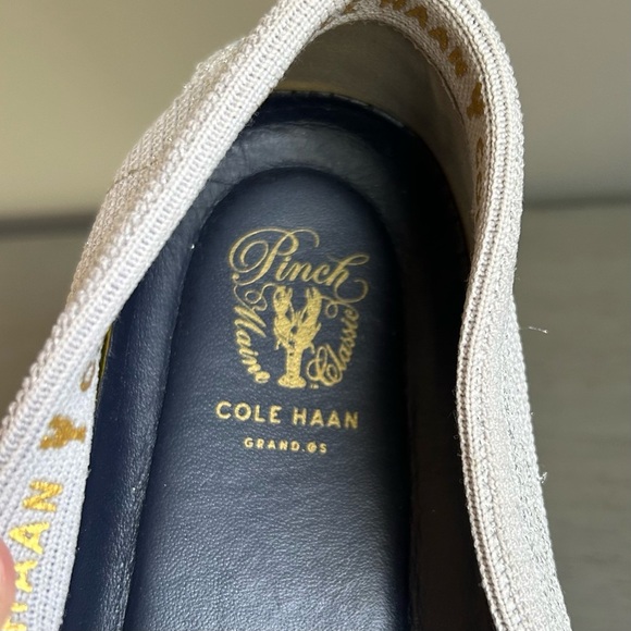 Cole Haan Women Pinch Maine Classic Penny Loafer Gray Silver Flats Sz 11 Preppy - Picture 10 of 16